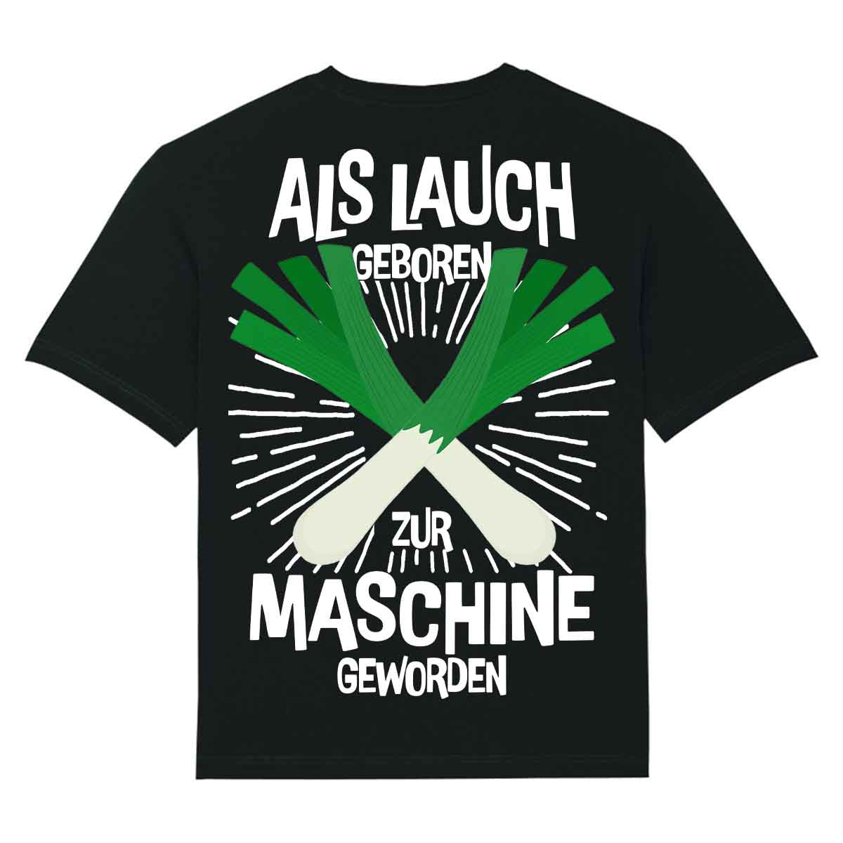 Maschine Geworden - Premium Oversize Shirt Unisex Backprint