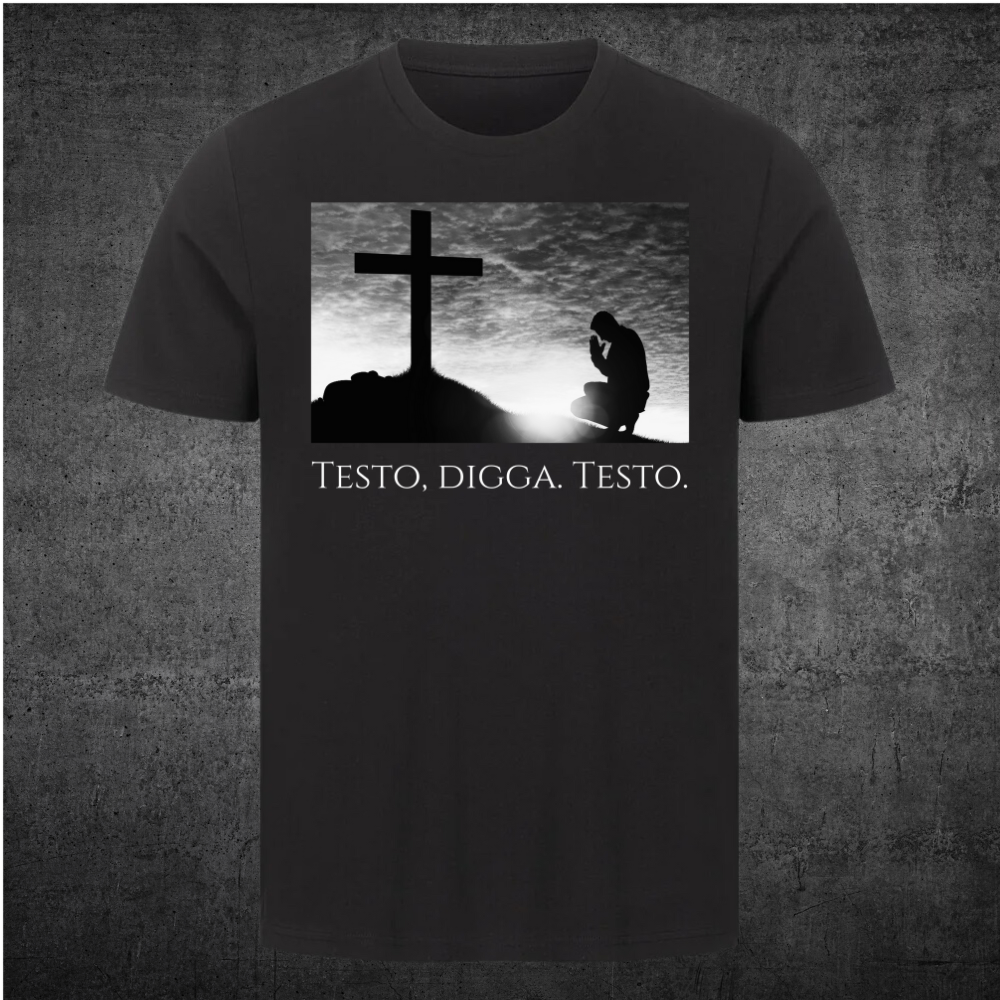 Testo, Digga - Premium Shirt Unisex Frontprint