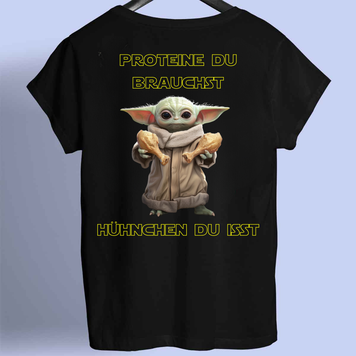 Hühnchen - Premium Shirt Unisex Backprint