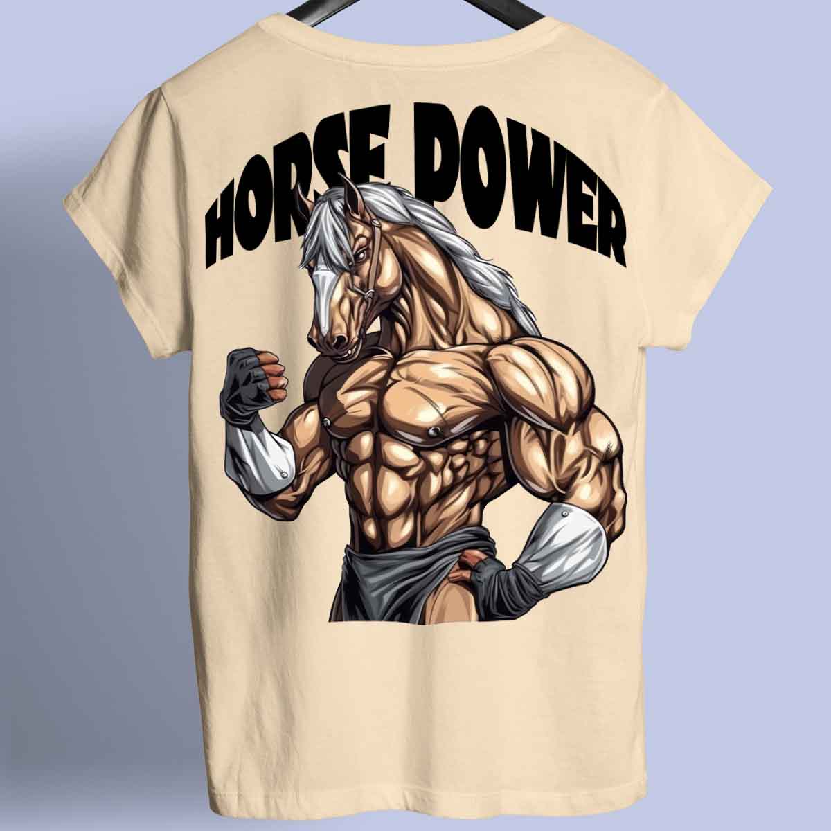 Horse Power - Premium T-Shirt Unisex Backprint
